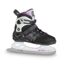 FILA Ice Skates Primo Ice Lady (Leisure, sandblasted stainless steel, blade 53-55HRC with 3mm thickness) black/magenta Women