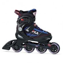 FILA Inline Skates One - adjustable - black/blue Kids