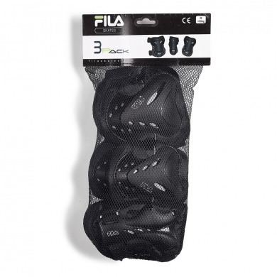 FILA Skates Protective Gear Set FP (Knee Pads, Elbow Pads, Wrist Guards) - 3 Piece Set Men