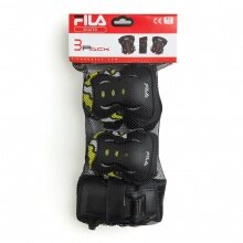 FILA Skates Protective Gear Set (Knee Pads, Elbow Pads, Wrist Guards) - 3 Piece Set Kids/Boys