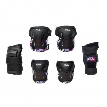 FILA Skates Protective Gear Set (Knee Pads, Elbow Pads, Wrist Guards) - 3 Piece Set Kids/Girls