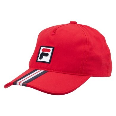 Fila Baseball Cap Bobby Stripes (100% Polyester) red - 1 piece