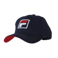 Fila Baseball Cap F-Box Logo Forze (Cotton) adjustable navy blue - 1 piece