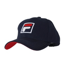 Fila Baseball Cap F-Box Logo Forze (Cotton) adjustable navy blue - 1 piece