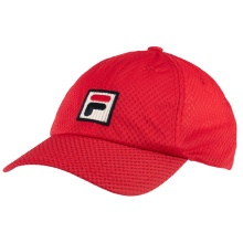 Fila Cap Tennis Sampau Mesh (100% Polyester) red - 1 piece