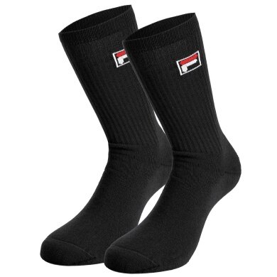 Fila Tennis Sock Crew Performance black - 2 pairs