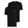 Fila Leisure T-Shirt Brod Tee (Cotton) black/black Men's - 2 Pack