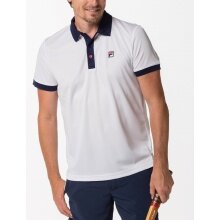 Fila Tennis Polo Markus (100% Polyester) white/navy Men