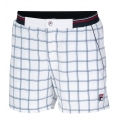 Fila Tennis Shorts Short Nikolas with Caro Stripe Design (optimal freedom of movement) short white Men