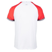 Fila Tennis T-shirt Alfie (100% Polyester, 3 stripes) white/red Men