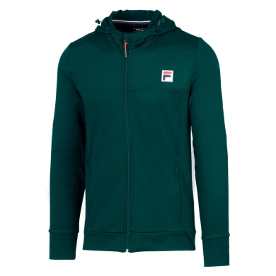 Fila Leisure Jacket Noah with Hood (Front Zip) teal blue Men