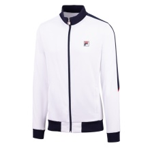 Fila Tennis Jacket Manuel (stand-up collar, 100% polyester) white/navy Men