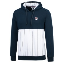 Fila Hoodie Misha Stripes in peacoat blue/white for Men