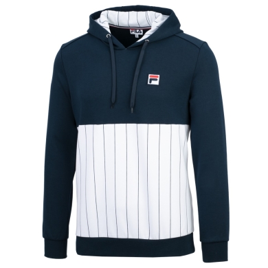 Fila Hoodie Misha Stripes in peacoat blue/white for Men