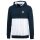 Fila Hoodie Misha Stripes in peacoat blue/white for Men