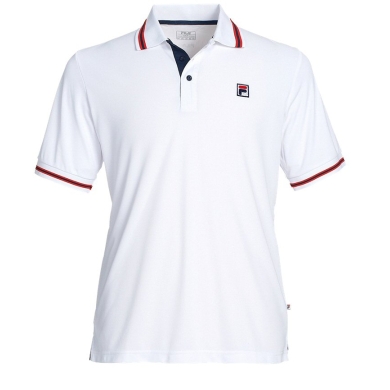 Fila Tennis Polo Piro white/navy Men