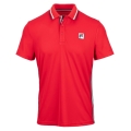 Fila Tennis Polo Jamie (100% Polyester, comfortable feel) red Men