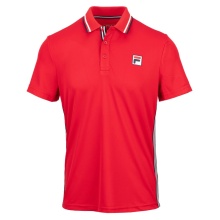 Fila Tennis Polo Jamie (100% Polyester, comfortable feel) red Men