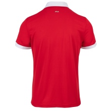 Fila Tennis Polo Markus (100% Polyester) red/white Men