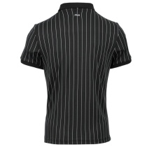 Fila Tennis Polo Stripes (100% Polyester) black/white Men