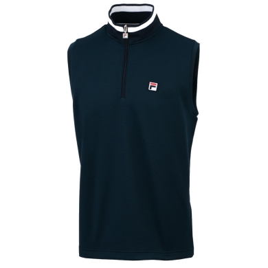 Fila Tennis Slipover Toby (half zip, stand-up collar) navy blue Men