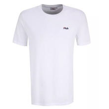 Fila Leisure Shirt Brod Tee (Cotton) white/white Men's - 2 Pack