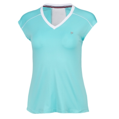 Fila Tennis Shirt Marlis (Mesh inserts) blue/white Women