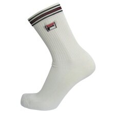 Fila Tennis Sock Stripes Men (75% Cotton) cream white - 1 Pair