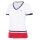 Fila Tennis Shirt Elisabeth (V-Neck) white/red ladies