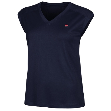 Fila Tennis Shirt Maia (V-Neck) navy blue Ladies