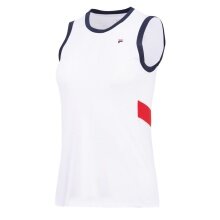 Fila Tennis Tank Top Lissy (100% Polyester) white/navy blue ladies