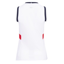 Fila Tennis Tank Top Lissy (100% Polyester) white/navy blue ladies