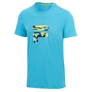 Fila Tennis T-Shirt Caleb (100% Polyester) blue Boys