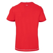 Fila Tennis T-Shirt Elias (Polyester) red/white men's