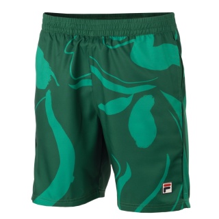 Fila Tennis Shorts Short Leo (100% Polyester) short dark green men's