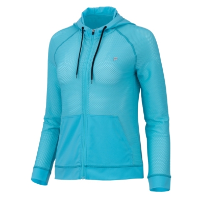 Fila Tennis Jacket Erika with Hood (comfortable fit) blue Ladies