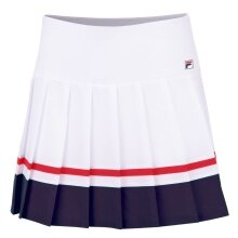 Fila Tennis Skirt Sabine (Pleated Skirt) White/Navy Ladies