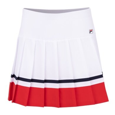 Fila Tennis Skirt Sabine (Pleated Skirt) White/Red Ladies