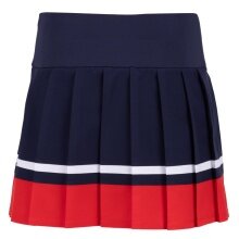 Fila Tennis Skirt Sabine (Pleated Skirt) Navy Blue/Red Girls