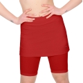 Fila Tennis Skort Nele with Inner Shorts (High Waist) Red Women