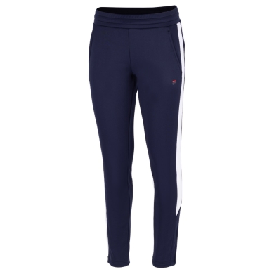 Fila Janice Training Trousers (100% Polyester) Long Navy Blue/White Ladies