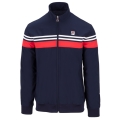 Fila Training Jacket Bruno (Full-Zip, Stand-up Collar) Navy Blue/Red Men