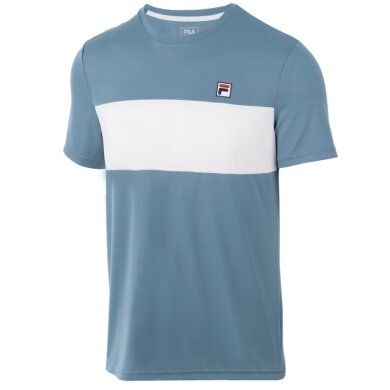 Fila Tennis T-Shirt Bosse (100% recycled Polyester) blue/white Men's