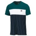 Fila Tennis T-shirt Mauri Stripes peacoat blue/teal blue Men