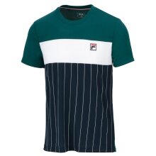 Fila Tennis T-shirt Mauri Stripes peacoat blue/teal blue Men