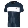 Fila Tennis T-shirt Mauri Stripes peacoat blue/white Men