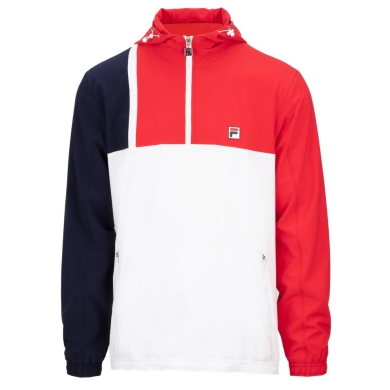 Fila Transition Jacket Hanno (Windbreaker, 4-way stretch) white/red Men