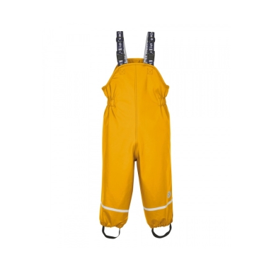 First Instinct Mud and Rain Trousers with Braces Fis 44 (PFC-free, waterproof) yellow Toddlers