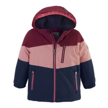 First Instinct Winter Jacket FISW 3 (PFC-free, waterproof and windproof) blackberry pink toddlers