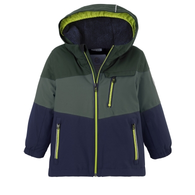 First Instinct Winter Jacket FISW 3 (PFC-free, waterproof and windproof) dark forest green toddlers